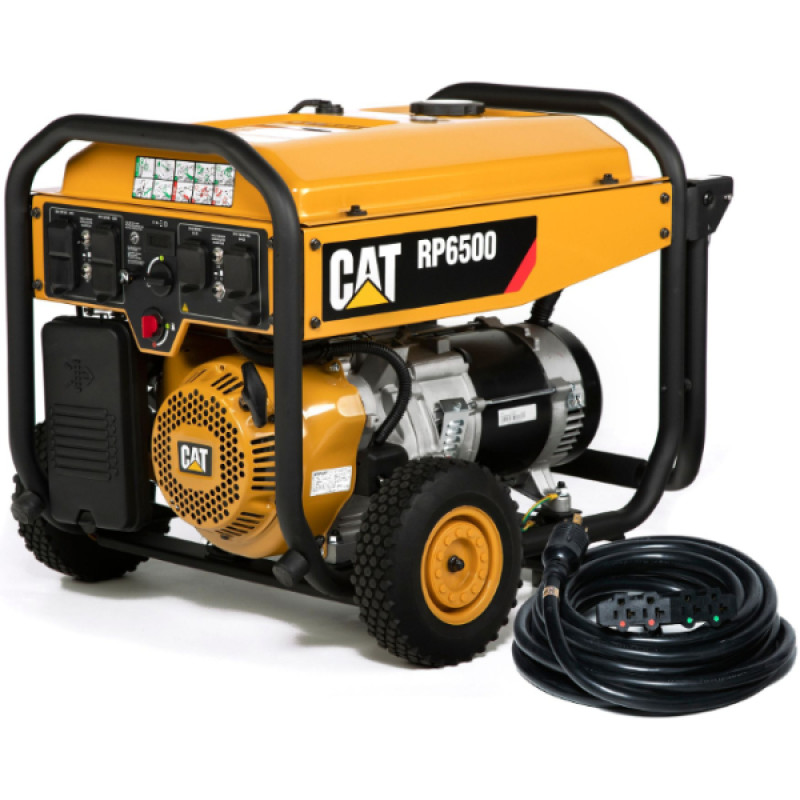 Cat RP6500 Portable Generator with Cat Co Defense & Power Cord