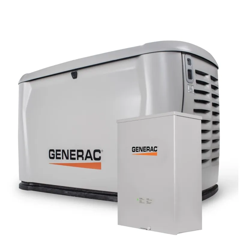 Generac 10kW Next Gen Home Standby Generator with 16-Circuit 100-Amp Transfer Switch | 7321