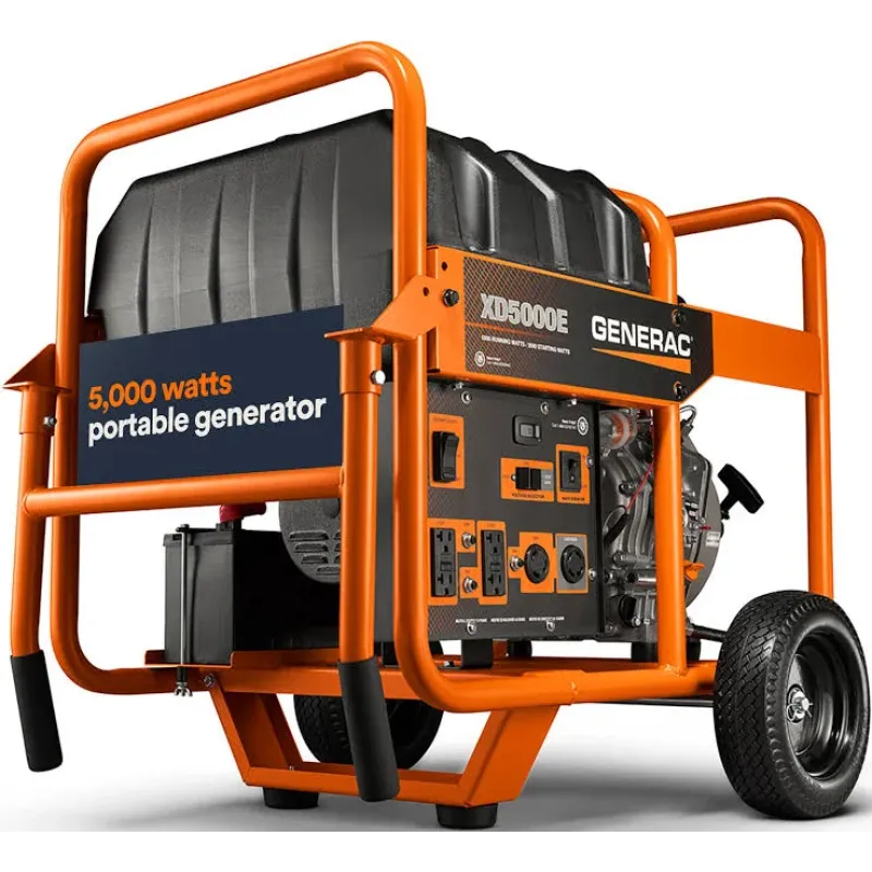 Generac XD5000E 5000W Diesel Portable Generator Electric Start