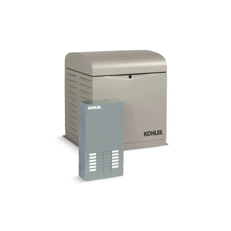 Kohler 12kW Standby Generator with 100 Amp 12-Circuit Load Center ATS | 12RESVL-100LC12