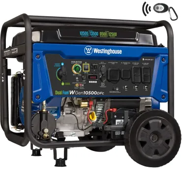 Westinghouse WGen10500TFc Tri-Fuel Portable Generator with CO Sensor