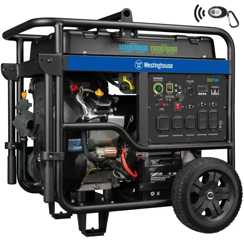 Westinghouse WGen14500DF Dual-Fuel Portable Generator