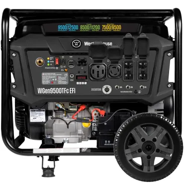 Westinghouse WGen9500TFc EFI Tri-Fuel Portable Generator with CO Sensor