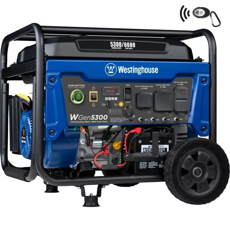 Westinghouse WGen5300 Portable Gasoline Generator