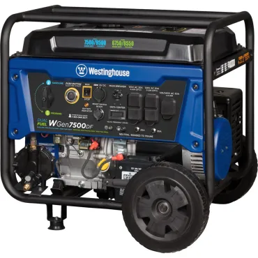 Westinghouse WGen7500DF Dual-Fuel Portable Generator