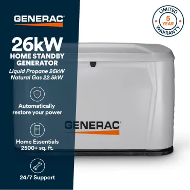 Generac 26kW Next Gen Home Standby Generator | 7327
