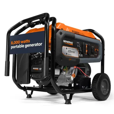 Generac GP3600 3600W Portable Generator with COsense & PowerRush
