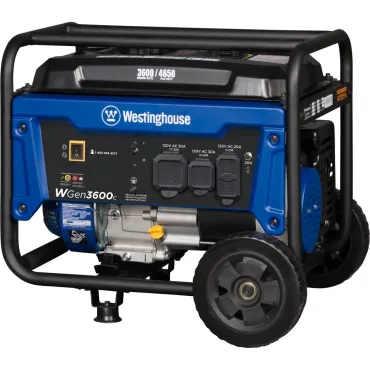 Westinghouse WGen3600c Portable Generator with CO Sensor