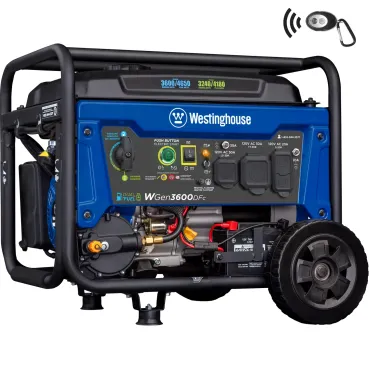 Westinghouse WGen3600DFc Dual-Fuel Portable Generator